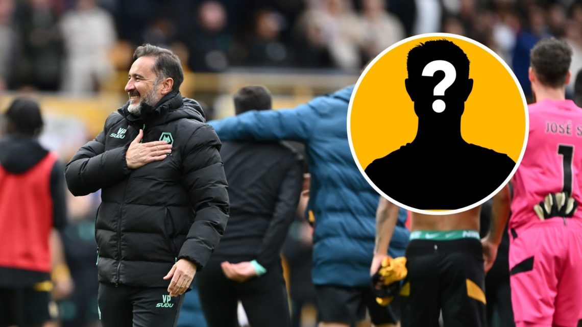 Vitor Pereira, Manager of Wolverhampton Wanderers, acknowledges the fans following the team's victory during the Premier League match between Wolve...