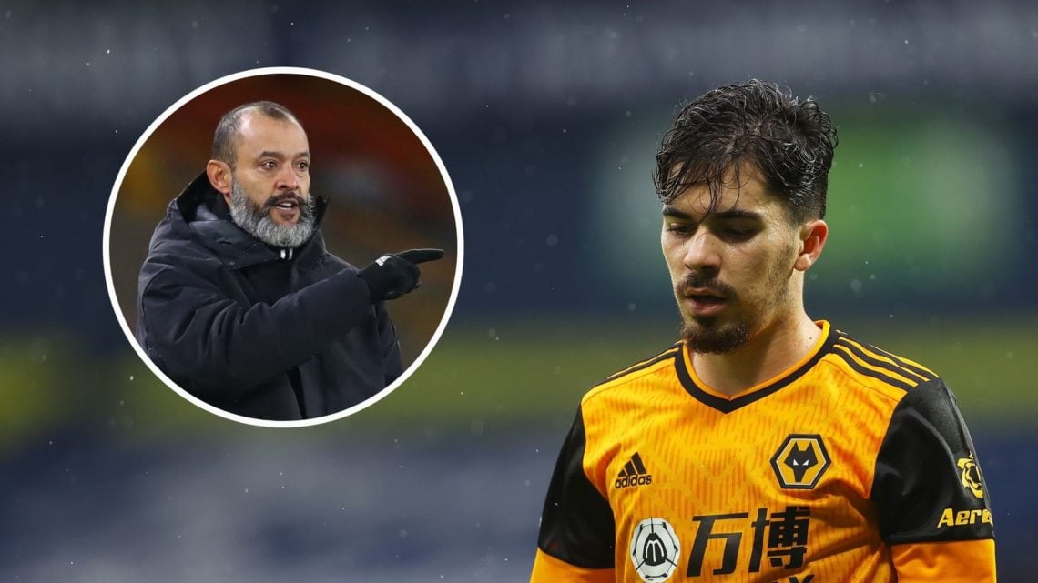 Vitinha of Wolverhampton Wanderers looks on during the Premier League match between West Bromwich Albion and Wolverhampton Wanderers at The Hawthor...