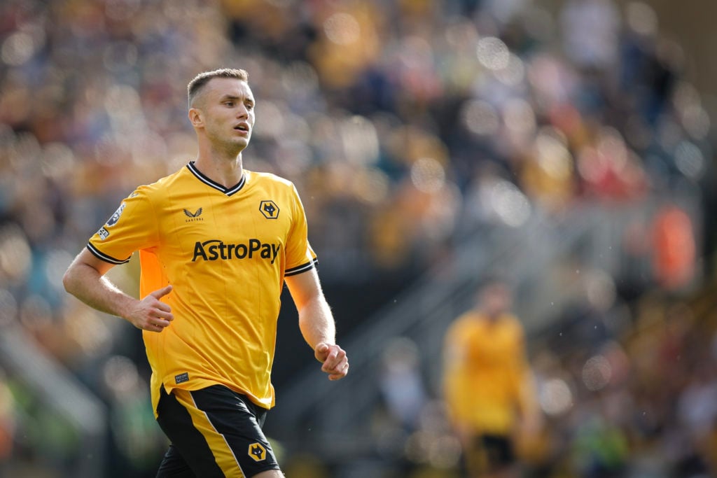 Sasa Kalajdzic during Wolves vs Aston Villa
