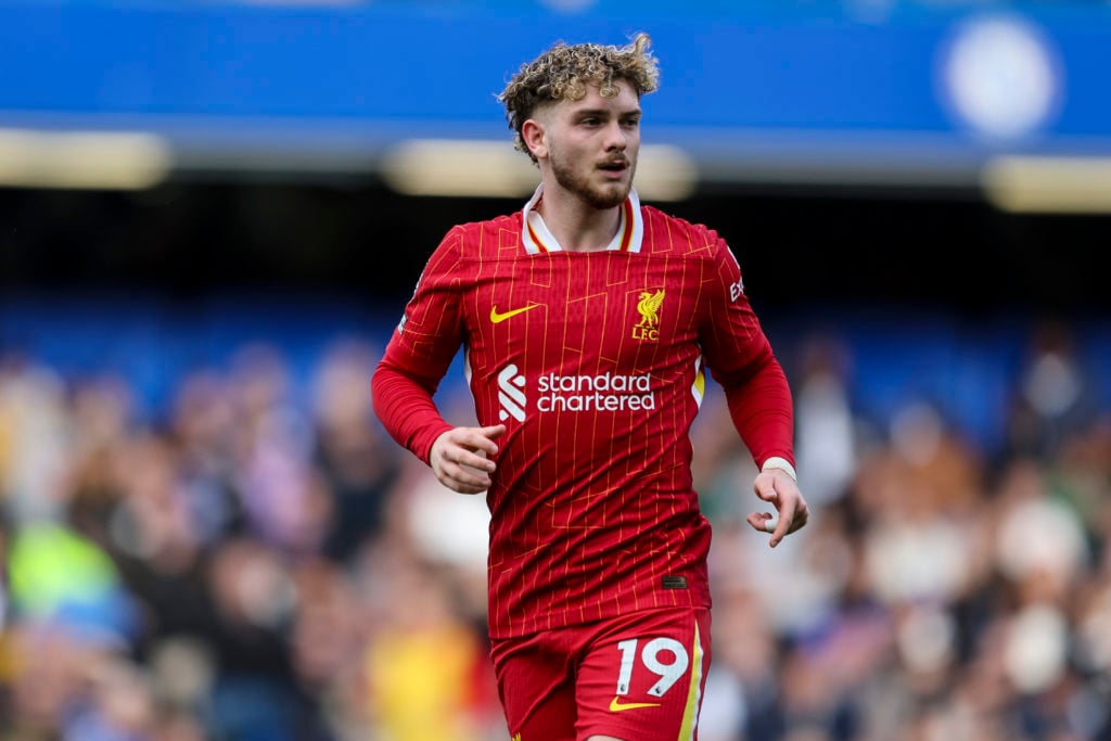 Harvey Elliott during Chelsea vs Liverpool