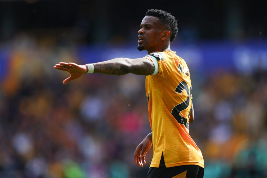Nelson Semedo during Wolves vs Brighton