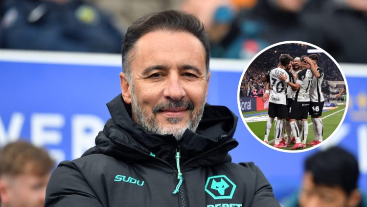 An image of Vitor Pereira with an inset of Yuri Alberto