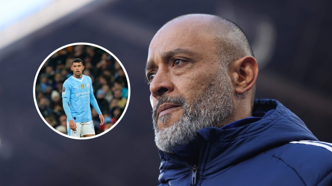 An image of Nuno Espirito Santo with an inset of Matheus Nunes