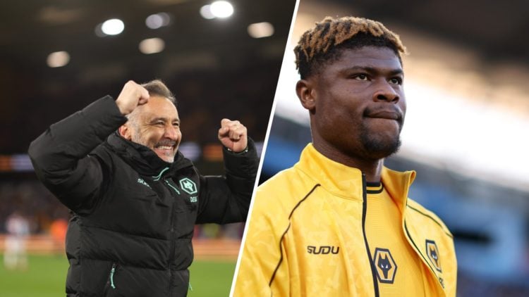 A split image of Vitor Pereira and Emmanuel Agbadou