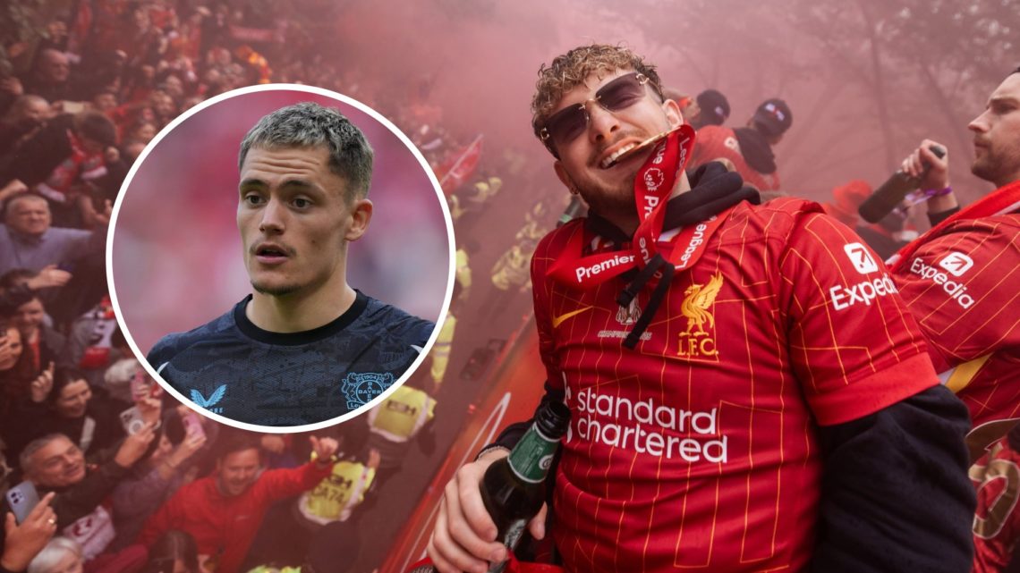An image of Harvey Elliott with an inset of Florian Wirtz