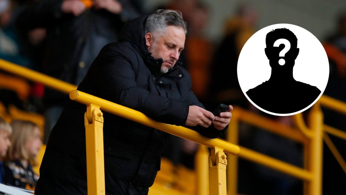 Matt Hobbs during the Premier League match between Wolverhampton Wanderers and Chelsea with mystery icon inset.