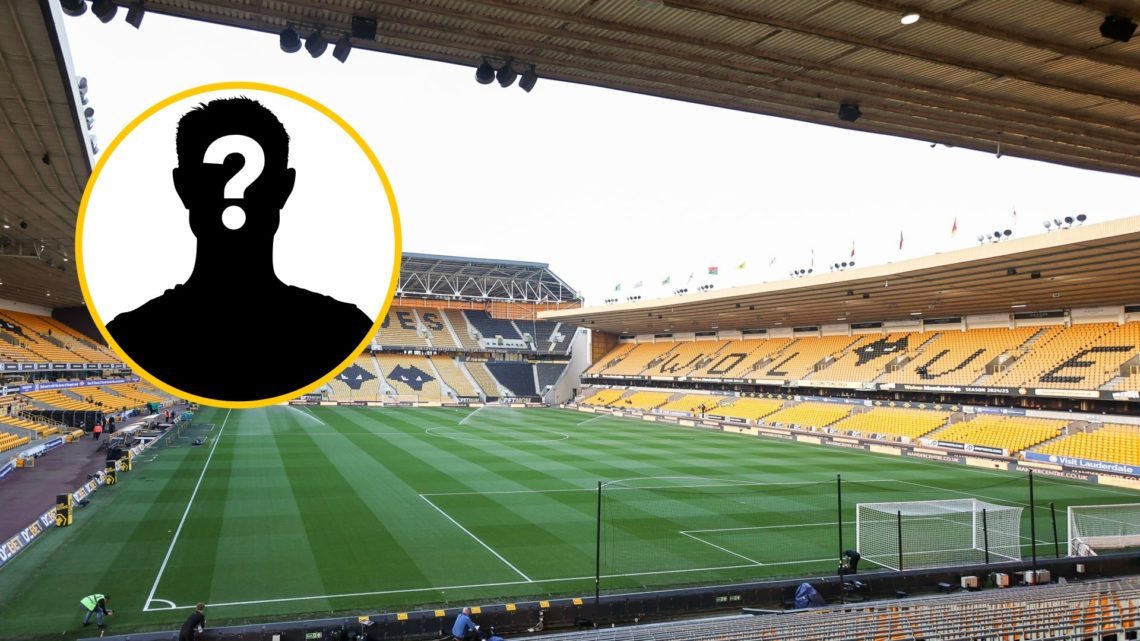 A general view of Molineux stadium, mystery player (inset)