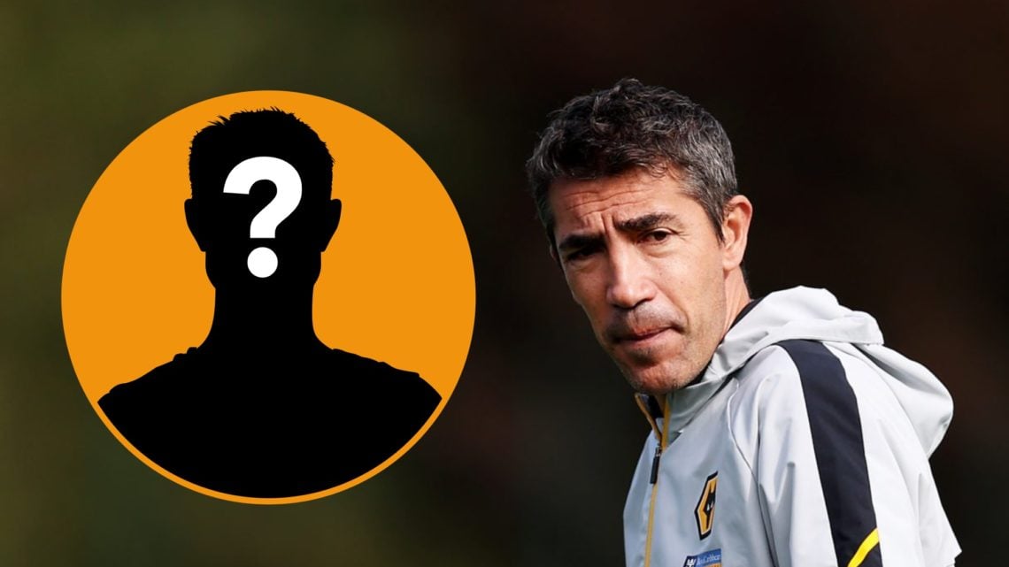 Bruno Lage watches Wolves train