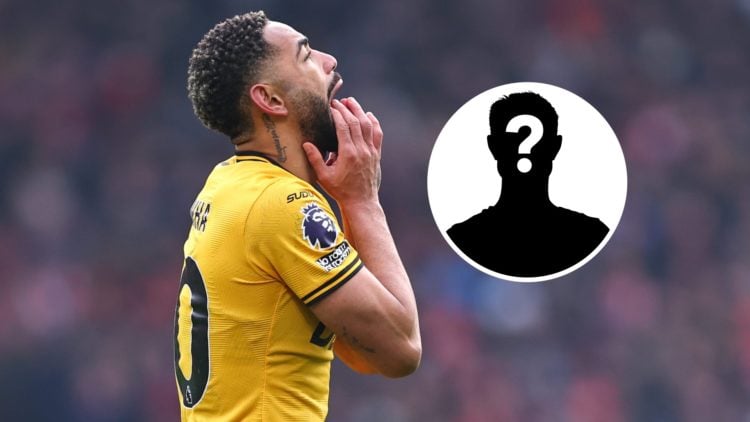 An image of Matheus Cunha with mystery player inset