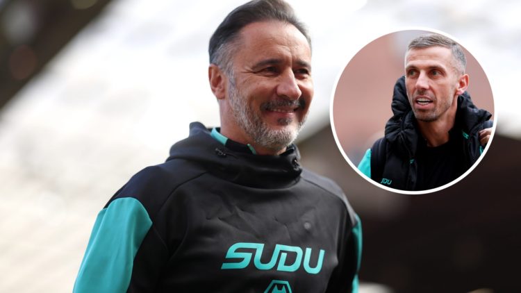 An image of Vitor Pereira with an inset of Gary O'Neil