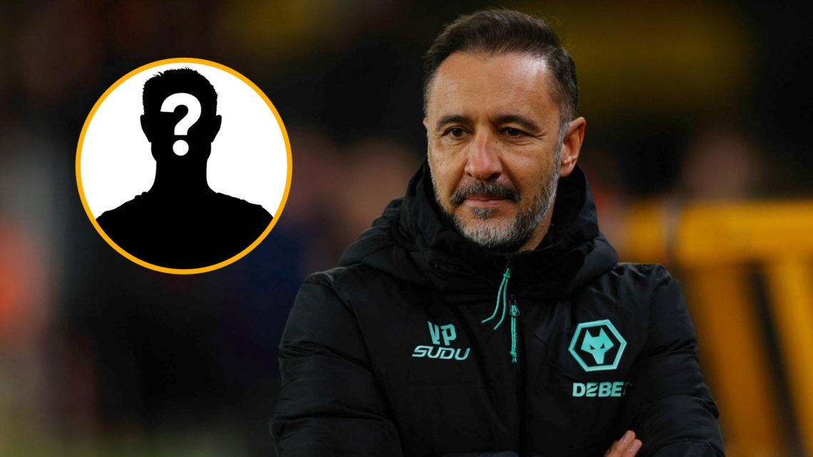 Wolves manager Vitor Pereira looks on (central), mystery player (inset)