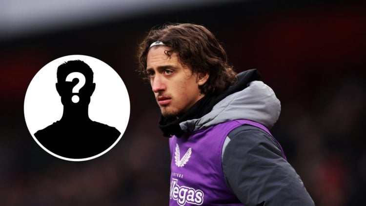 An image of Fabio Silva with a mystery player inset
