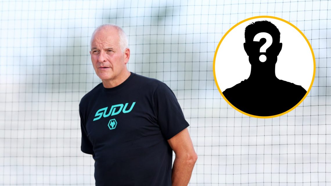 Legendary former Wolves striker Steve Bull (central), mystery player (inset)