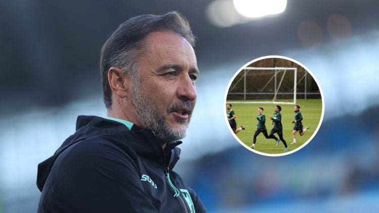 An image of Vitor Pereira with an inset of Ki-Jana Hoever