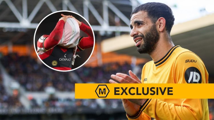 An image of Wolves player Rayan Ait-Nouri with an inset of Sheffield United star Harrison Burrows and an exclusive banner.
