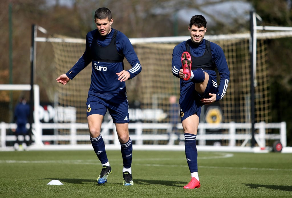 Conor Coady and Pedro Neto feature in Wolverhampton Wanderers Training Session (2021)