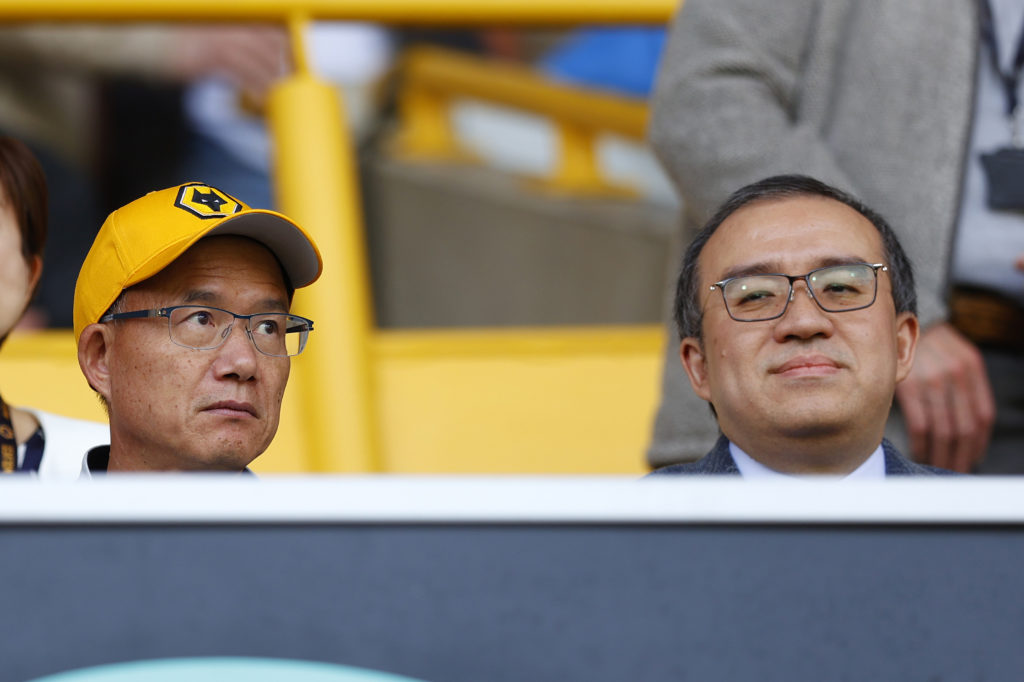 Guo Guangchang and Jeff Shi in attendance at Molineux.
