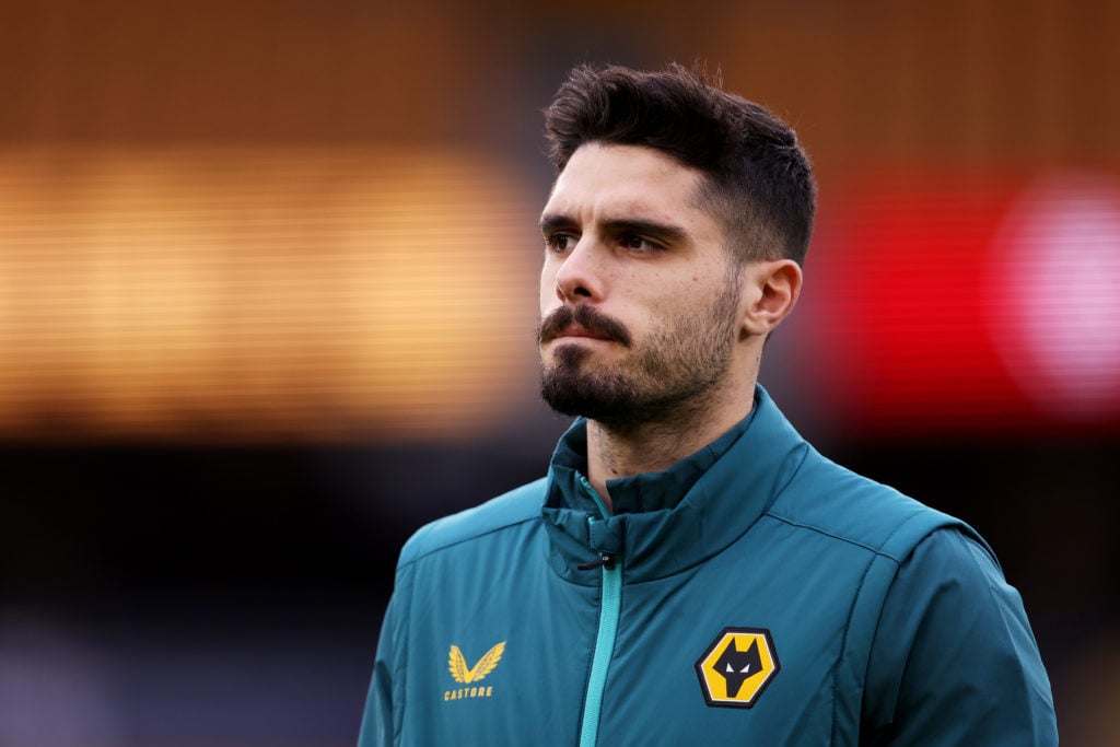 Pedro Neto in a Wolves tracksuit.