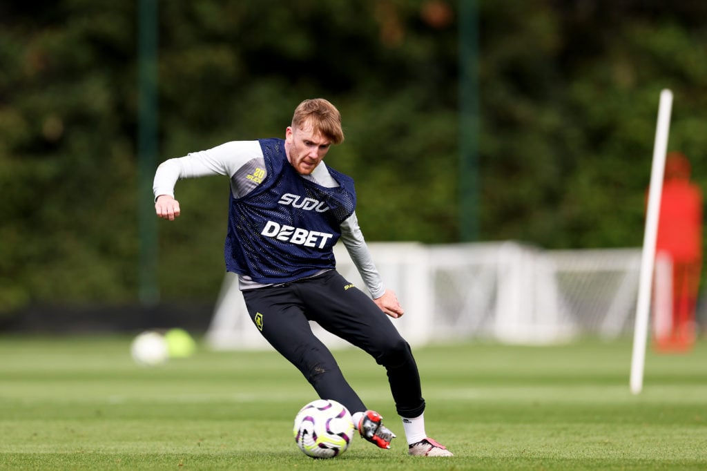 Tommy Doyle in Wolves training.