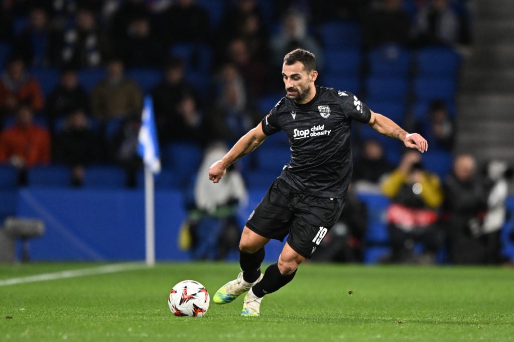 Jonny Castro Otto playing for PAOK.