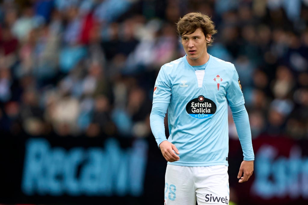 Fer Lopez during Celta Vigo's clash against Real Betis