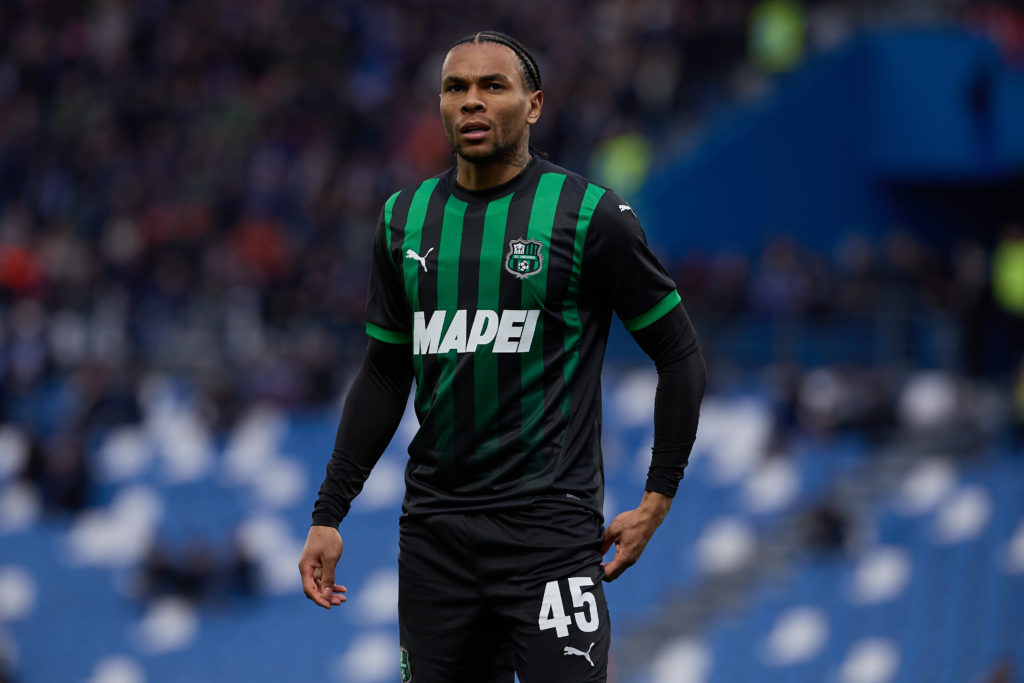 Armand Lauriente of US Sassuolo looks on during the Serie B match between US Sassuolo Calcio and Pisa Sporting Club at Mapei Stadium