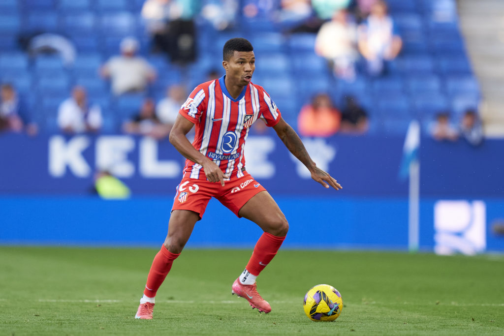 Reinildo playing for Atletico Madrid.