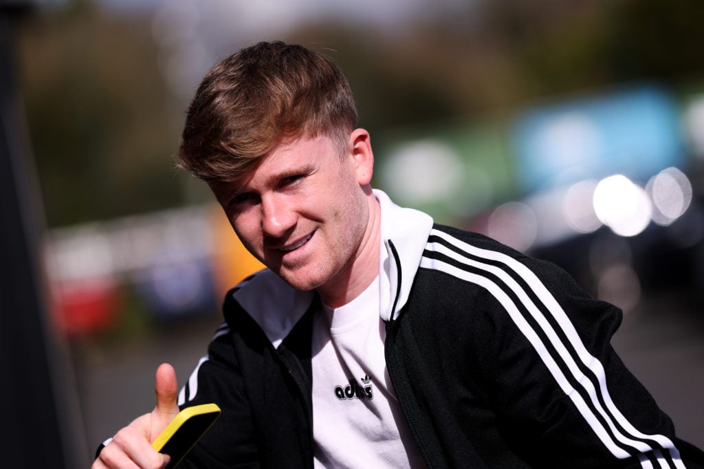 Tommy Doyle turns up to Wolves training.