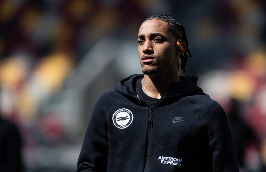 Brighton's Joao Pedro seen before the Brentford clash