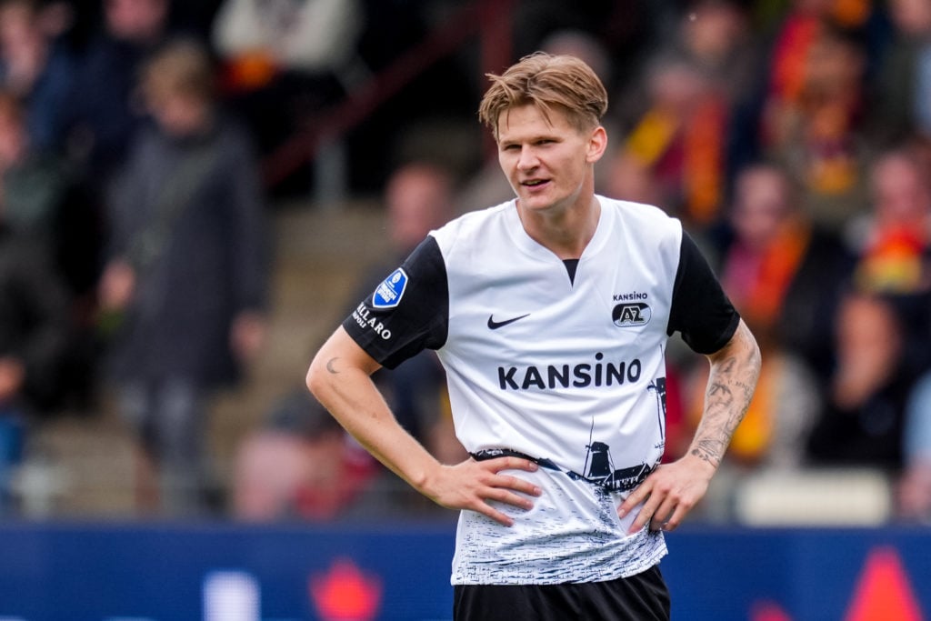 David Moller Wolfe playing for AZ Alkmaar.