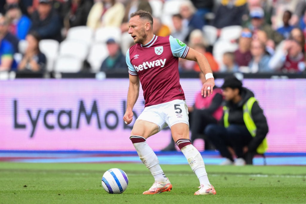 Vladimir Coufal during West Ham v Nottingham Forest