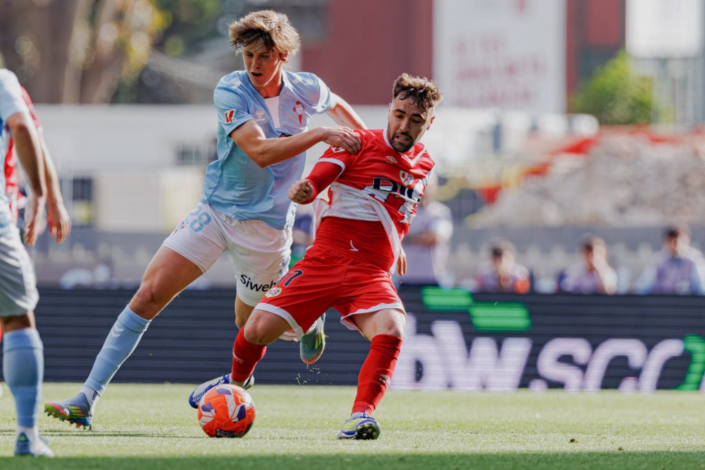 Unai Lopez Cabrera (Rayo Vallecano) and Fernando Lopez