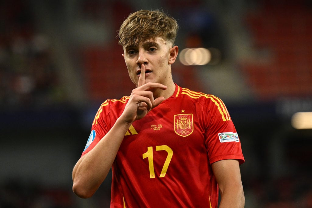 Jesus Rodriguez during Spain vs Italy