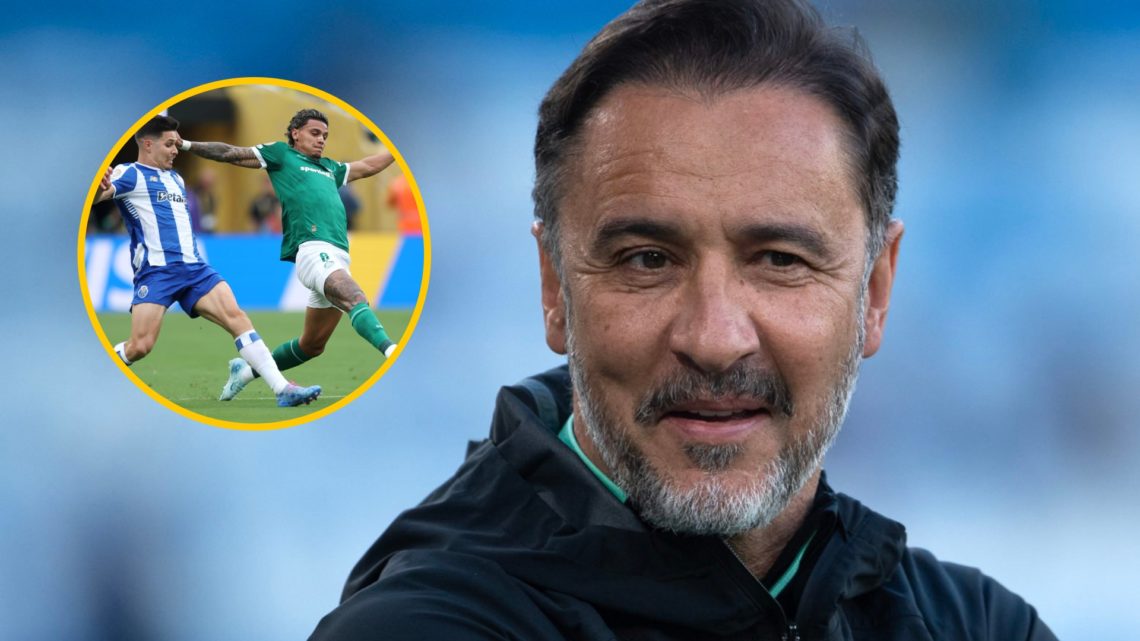 Vitor Pereira prior to the Premier League match between Manchester City and Wolverhampton Wanderers, inset, Richard Rios during the FIFA Club World...