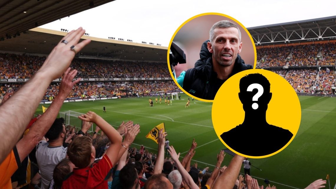 A general view as Wolverhampton Wanderers fans show their support in the stands prior to during the Premier League match between Wolverhampton Wand...