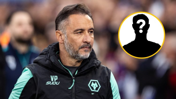 Wolves manager Vitor Pereira looks on (left), mystery player (inset)