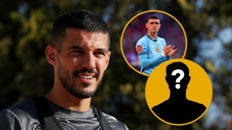 Conor Coady features at Wolves pre-season (left), Phil Foden claps fans after 2025 FA Cup final (right)