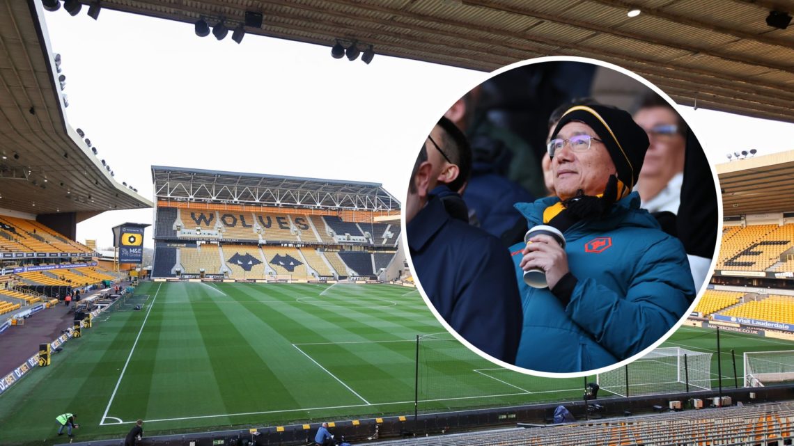 An image of Molineux with an inset of Fosun