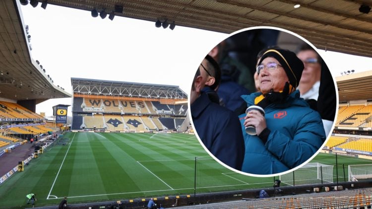 An image of Molineux with an inset of Fosun