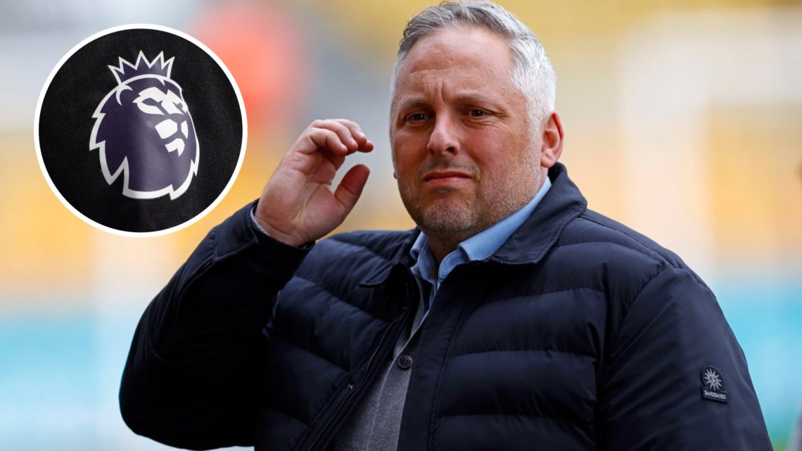 An image of Matt Hobbs with an inset of the Premier League badge