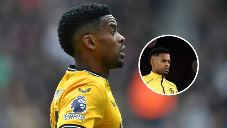 An image of Wolves captain Nelson Semedo and inset of Nelson Semedo