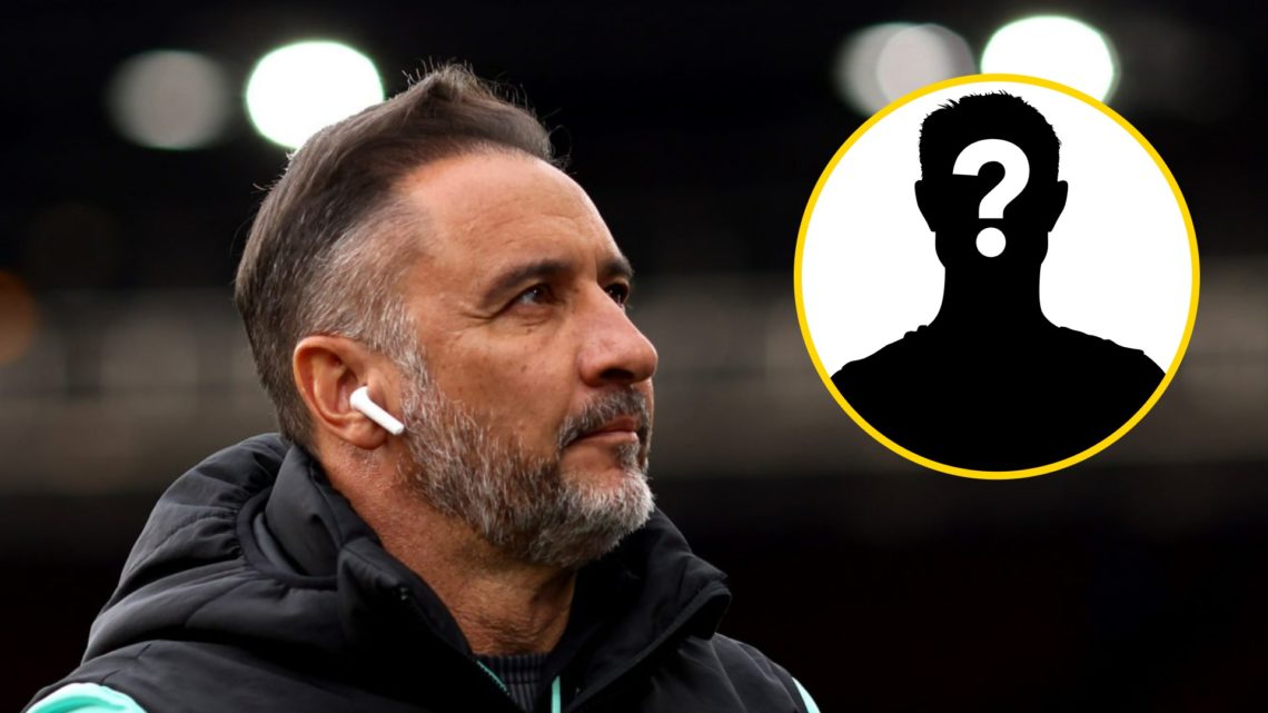 Wolves manager Vitor Pereira looks up (left), mystery player (inset)