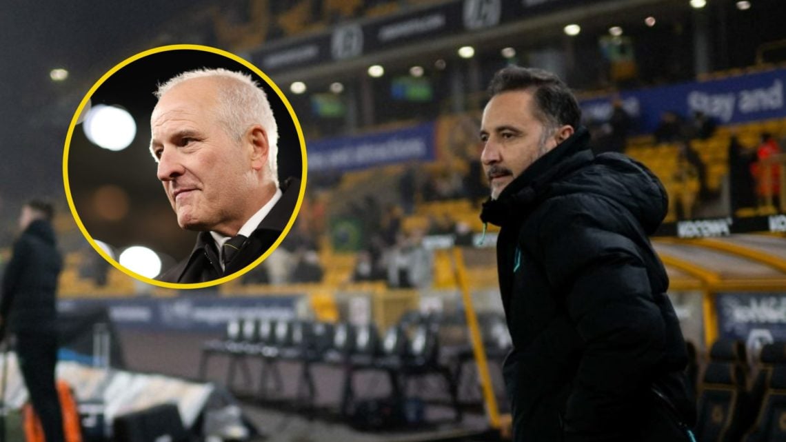 Wolves manager Vitor Pereira prowls the touchline (right), Wolves legend Steve Bull looks on (inset)