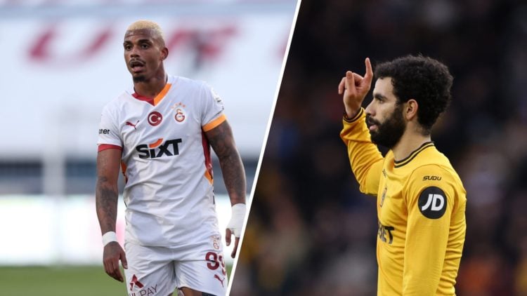 An image of Galatasaray midfielder Mario Lemina and Rayan Ait-Nouri