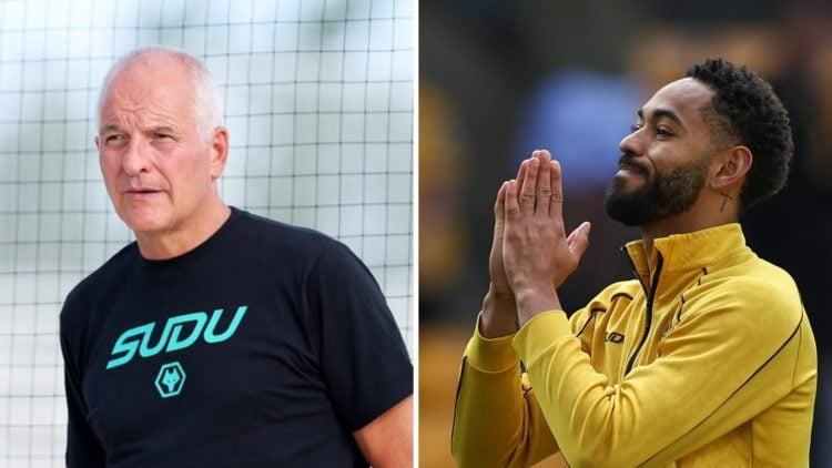 Steve Bull on Wolves' pre-season (left), Matheus Cunha acknowledges Wolves fans (right)