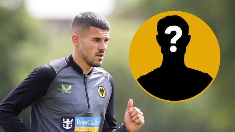 A close up photo of Conor Coady at Wolves training