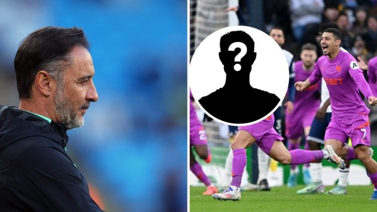 A split image of Wolves boss Vitor Pereira and Hwang Hee-chan