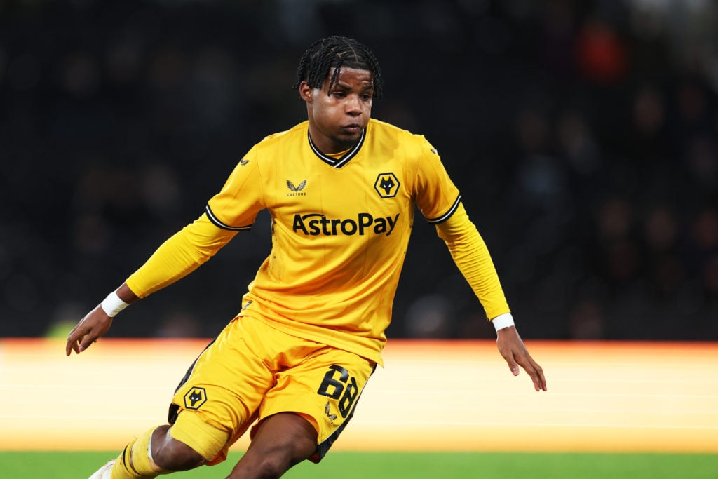 Leo Lopes playing for Wolves U21s against Derby County.