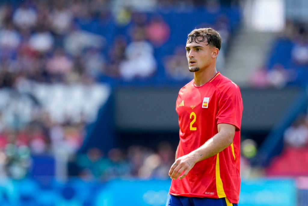 Marc Pubill playing for Spain at the Olympics.