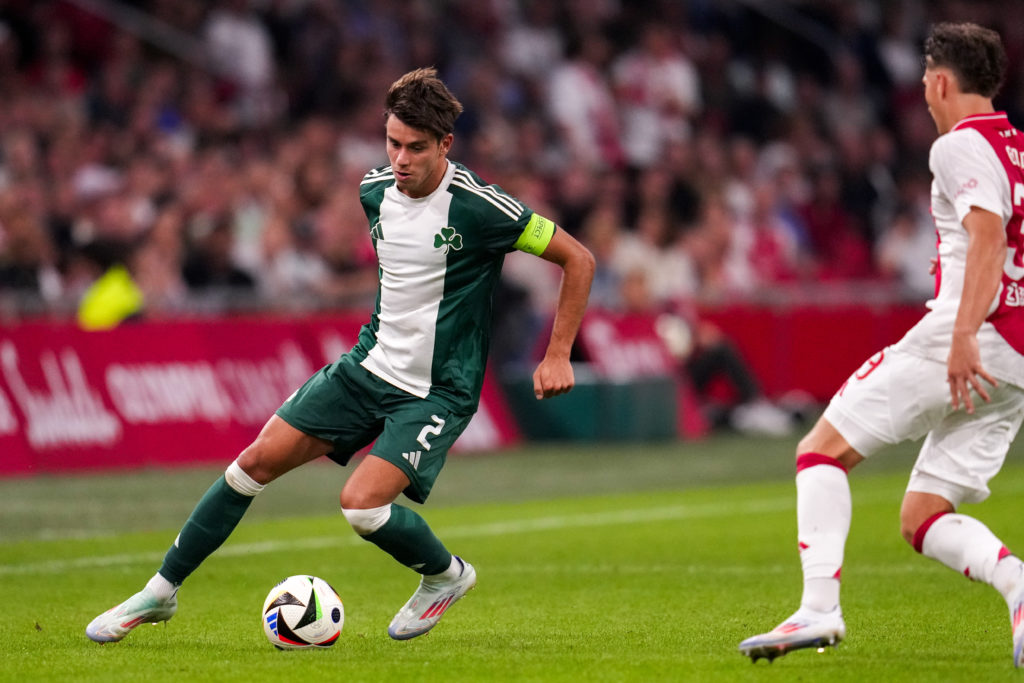 Georgios Vagiannidis captaining Panathinaikos.